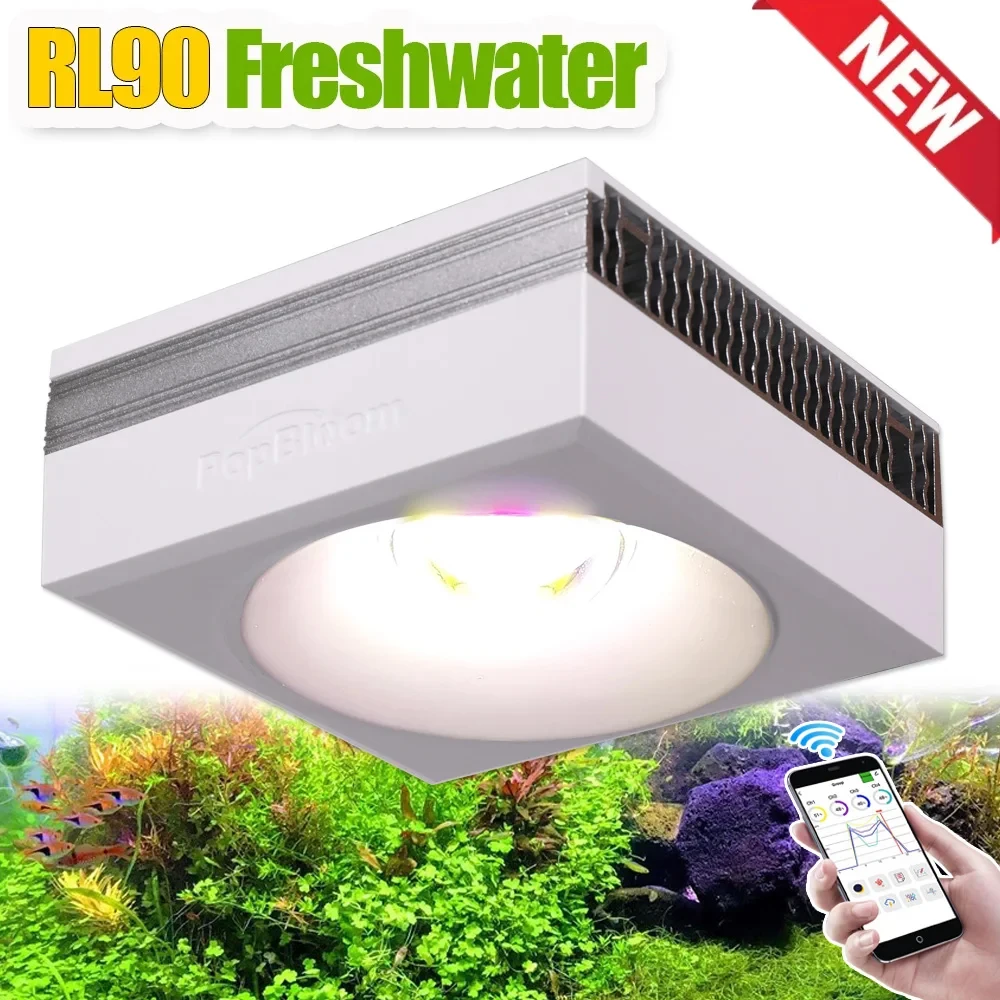 Planted Aquarium Freshwater - PopBloom Professional ปลูก Aquarium Light 100W,น้ําจืด