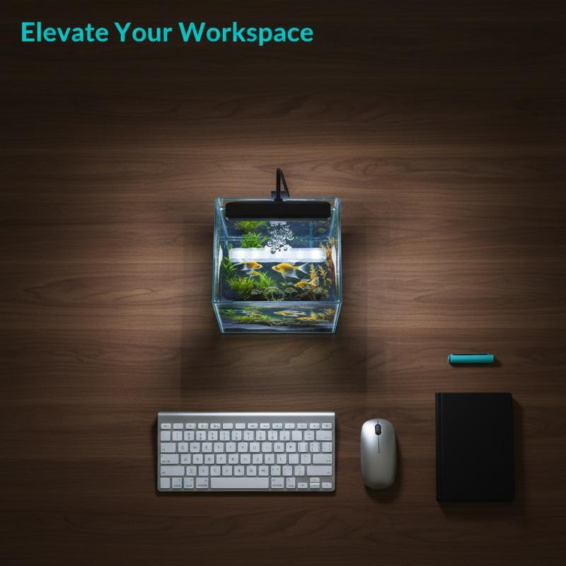 Aquarium Planted - ไฟคลิปหนีบตู้ปลาแบบยืดหยุ่น USB หลอดไฟ LED สเปกตรัมเต็มรูปแบบ สำหรับบ้าน