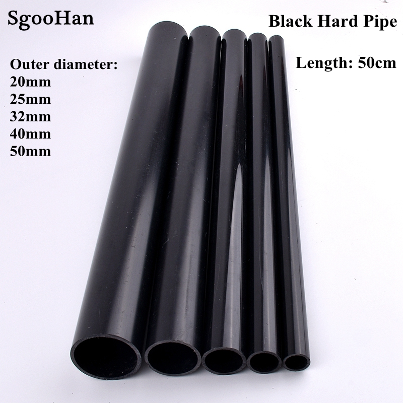 Planted Aquarium Hard Water - 2Pcs 20 ~ 75มม.สีดำ PVC ท่อ