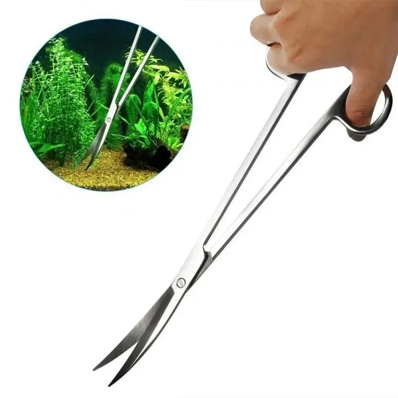 Planted Aquarium Maintenance Kit - กรรไกรตู้ปลา, เครื่องมือทําความสะอาดสแตนเลสยาวพิเศษ, เครื่องมือตู้ปลา Aquascape
