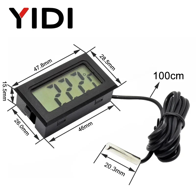 Mini LCD ดิจิตอลเครื่องวัดอุณห - Planted Aquarium Temperature บทวิจารณ์และราคา