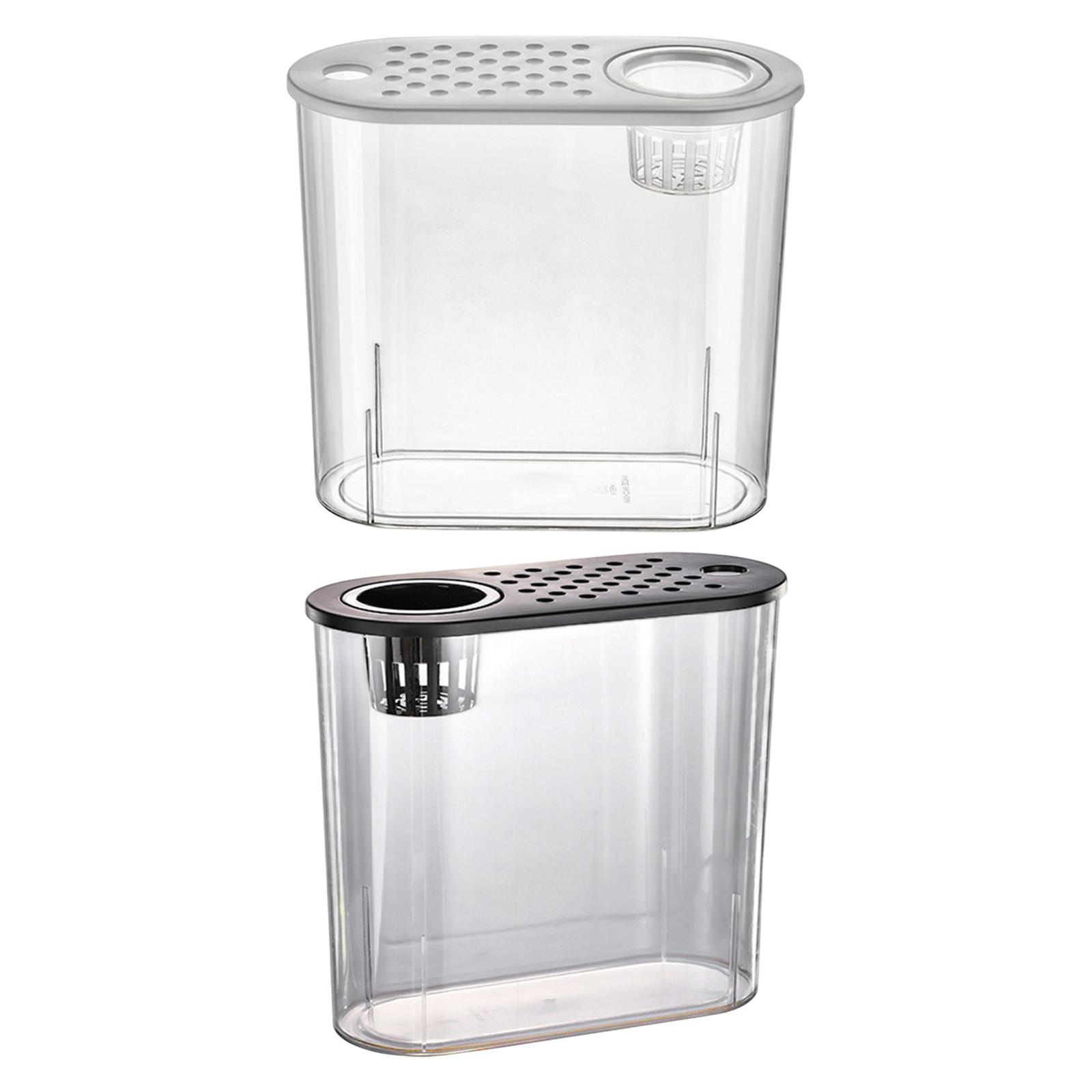 ตู้ปลาตั้งโต๊ะสำนักงานพร้อมฝาป - Planted Aquarium Bowl บทวิจารณ์และราคา
