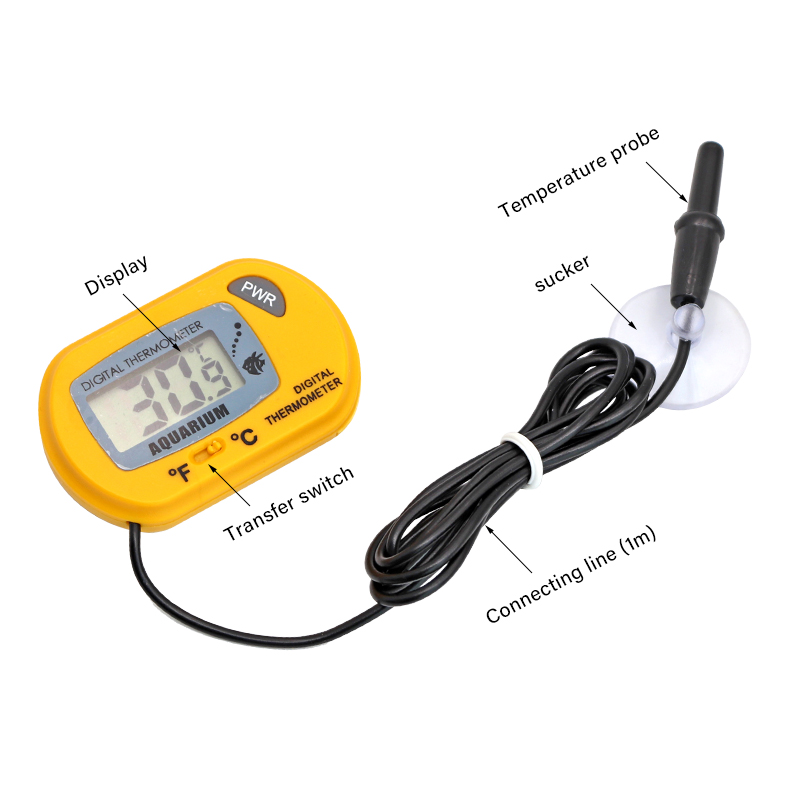 เครื่องวัดอุณหภูมิในตู้ปลา LCD - Planted Aquarium Temperature บทวิจารณ์และราคา