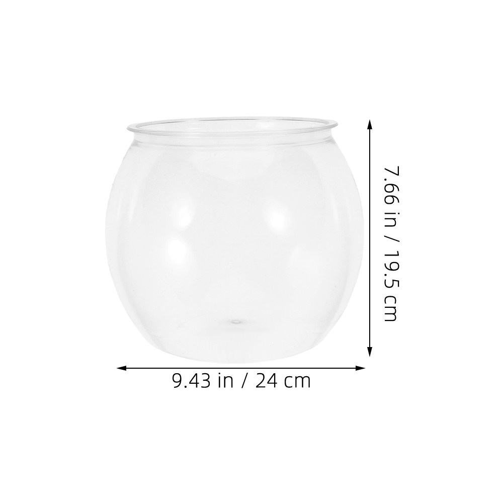 โหลปลาพลาสติกทรงกลมที่ไม่แตกหั - Planted Aquarium Bowl บทวิจารณ์และราคา