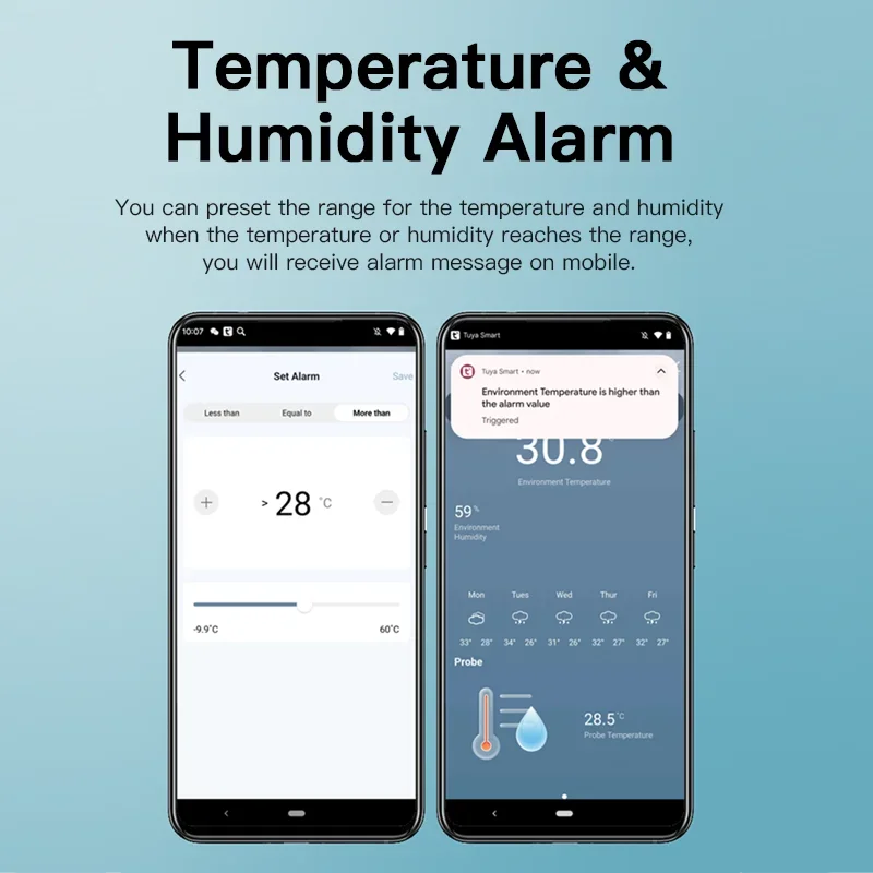 Tuya WiFi อุณหภูมิความชื้นเซนเ - Planted Aquarium Temperature บทวิจารณ์และราคา
