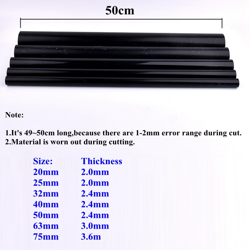 2Pcs 20 ~ 75มม.สีดำ PVC ท่อ Aq - Planted Aquarium Hard Water บทวิจารณ์และราคา