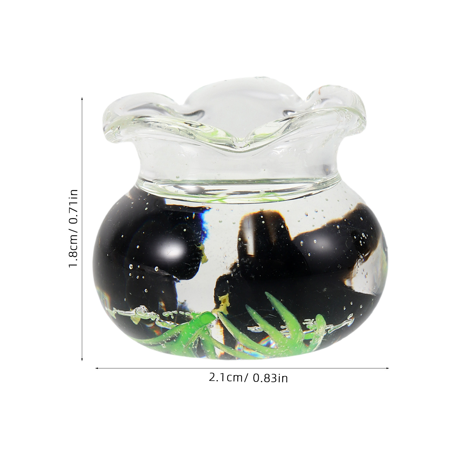 ตู้ปลาเรซินขนาดเล็ก ตู้ปลาทรงก - Planted Aquarium Bowl บทวิจารณ์และราคา