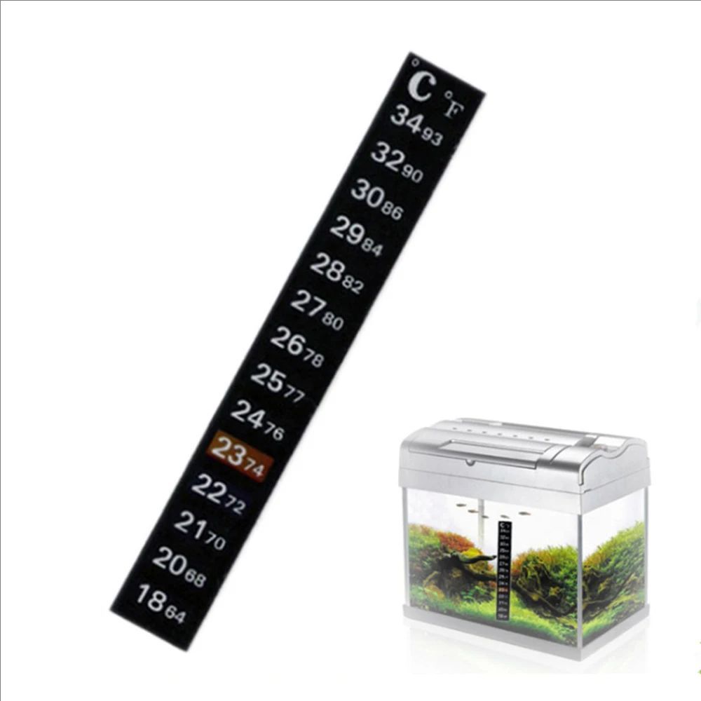 สติกเกอร์วัดอุณหภูมิแบบติดตู้ป - Planted Aquarium Temperature บทวิจารณ์และราคา