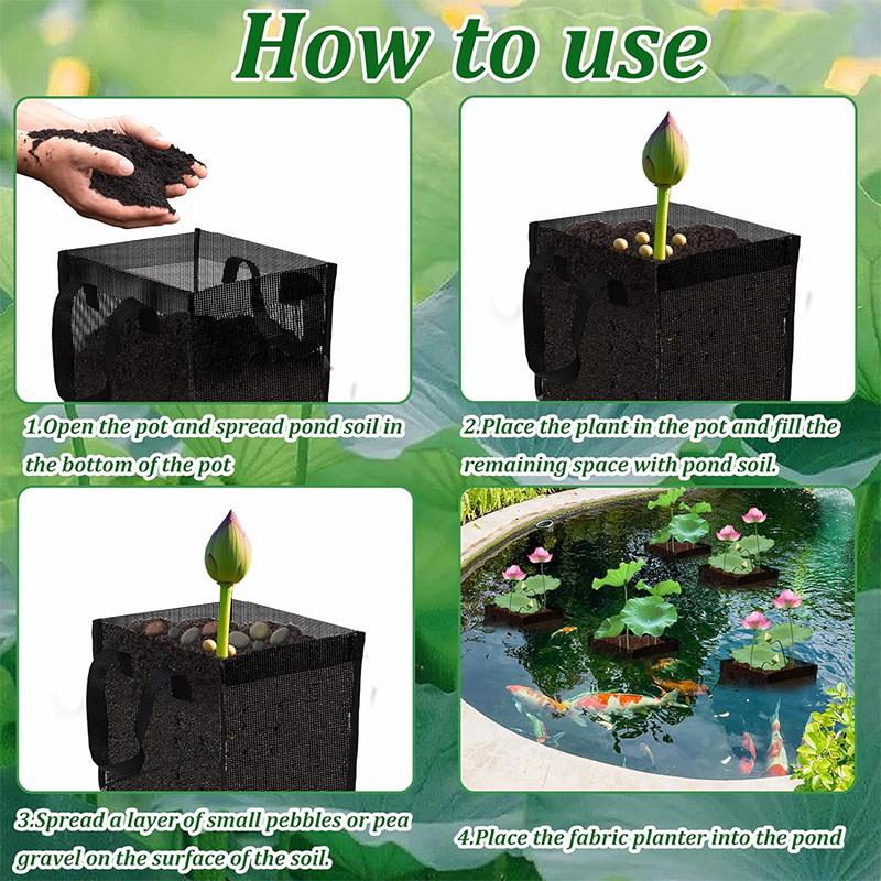 ตะกร้าปลูกต้นไม้ในบ่อตาข่ายสีด - Aquarium Planted บทวิจารณ์และราคา