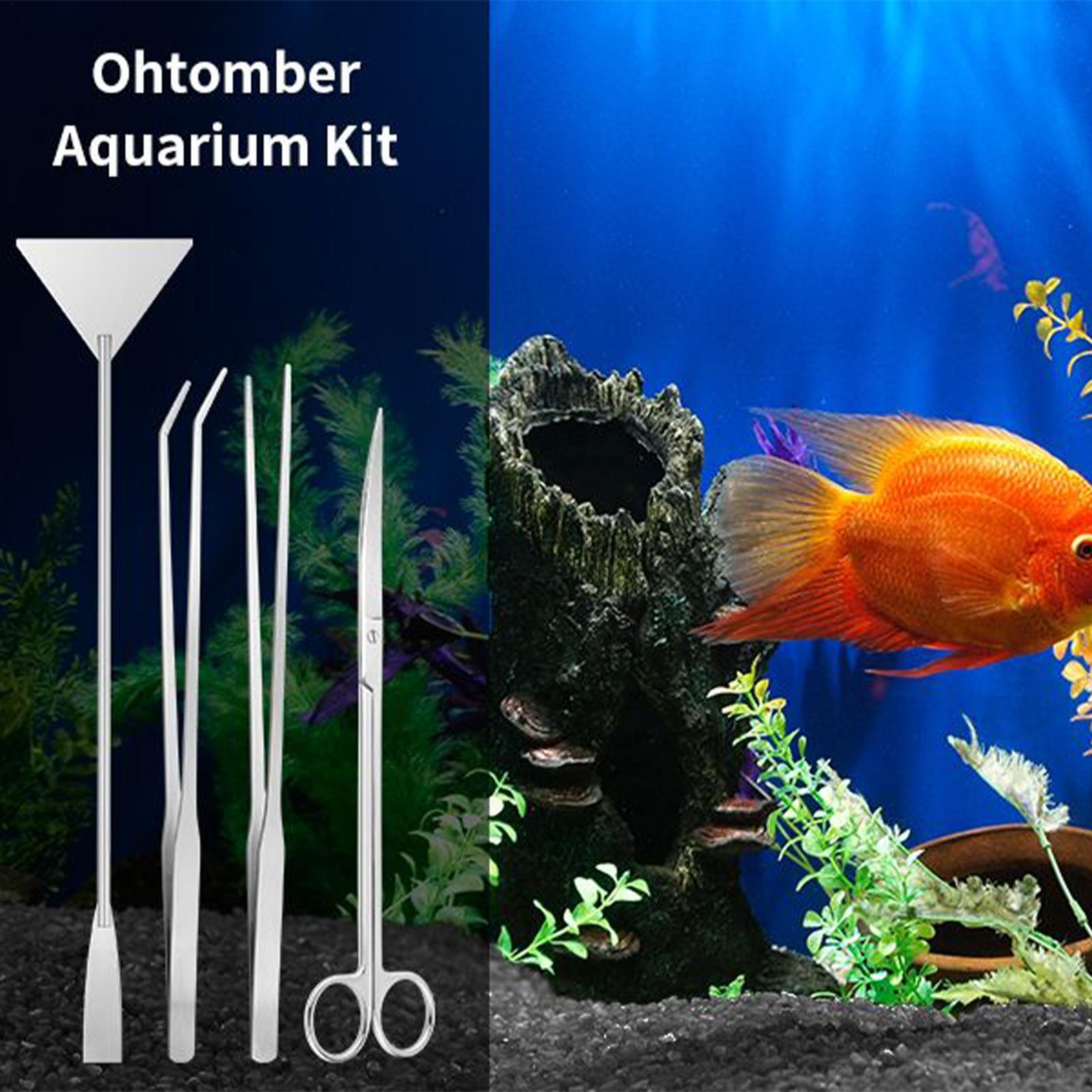ชุดเครื่องมือตู้ปลา 4 ชิ้นชุดท - Planted Aquarium Maintenance Kit บทวิจารณ์และราคา