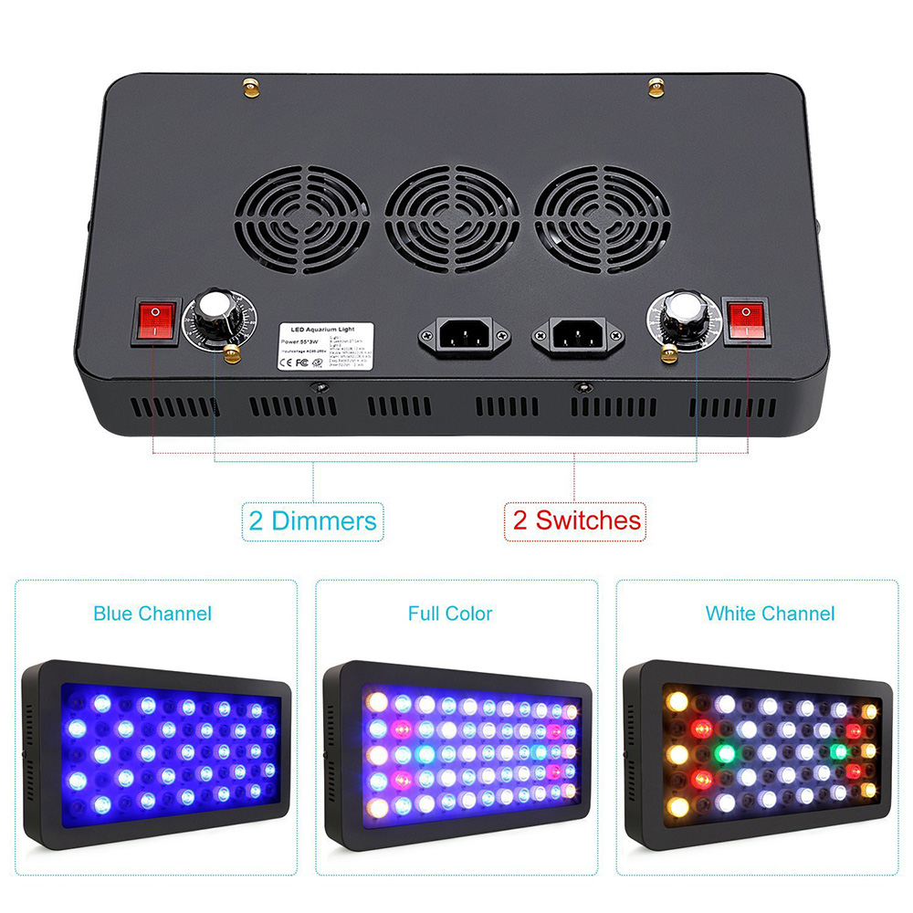 165W LED พิพิธภัณฑ์สัตว์น้ํา L - Planted Aquarium Freshwater บทวิจารณ์และราคา