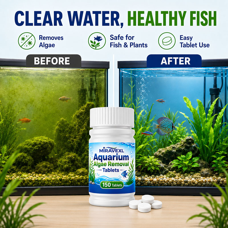 เม็ดกำจัดตะไคร่น้ำในตู้ปลา MIR - Planted Aquarium Freshwater บทวิจารณ์และราคา