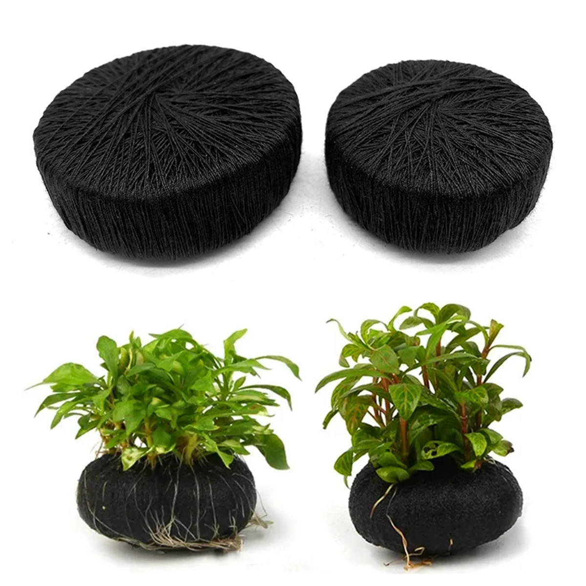 5 ชิ้นสีดําถังปลาน้ําหญ้าปลูกก - Aquarium Planted Tank Substrate บทวิจารณ์และราคา